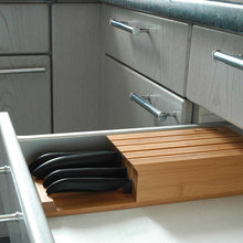 Lade das Bild in den Galerie-Viewer, Bambus-Messerblock für 4 Messer