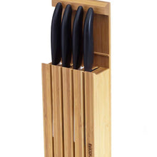 Lade das Bild in den Galerie-Viewer, Bambus-Messerblock für 4 Messer