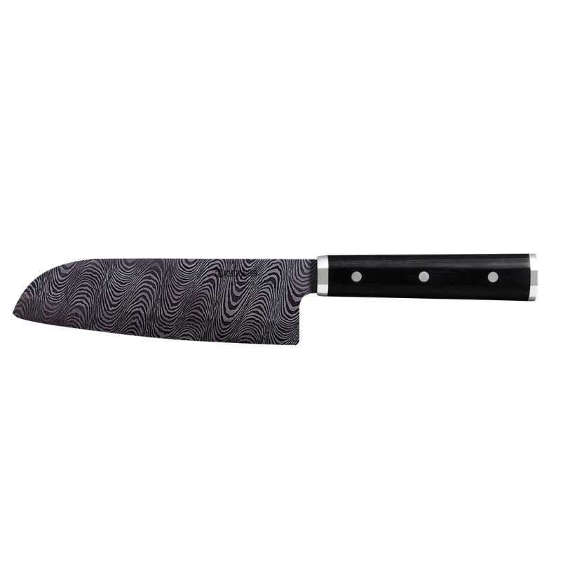 KIZUNA Santoku-Keramikmesser, Klinge: 16 cm